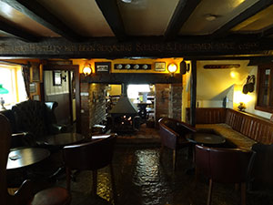 The Ferry Boat Inn seating serving customers since 1800